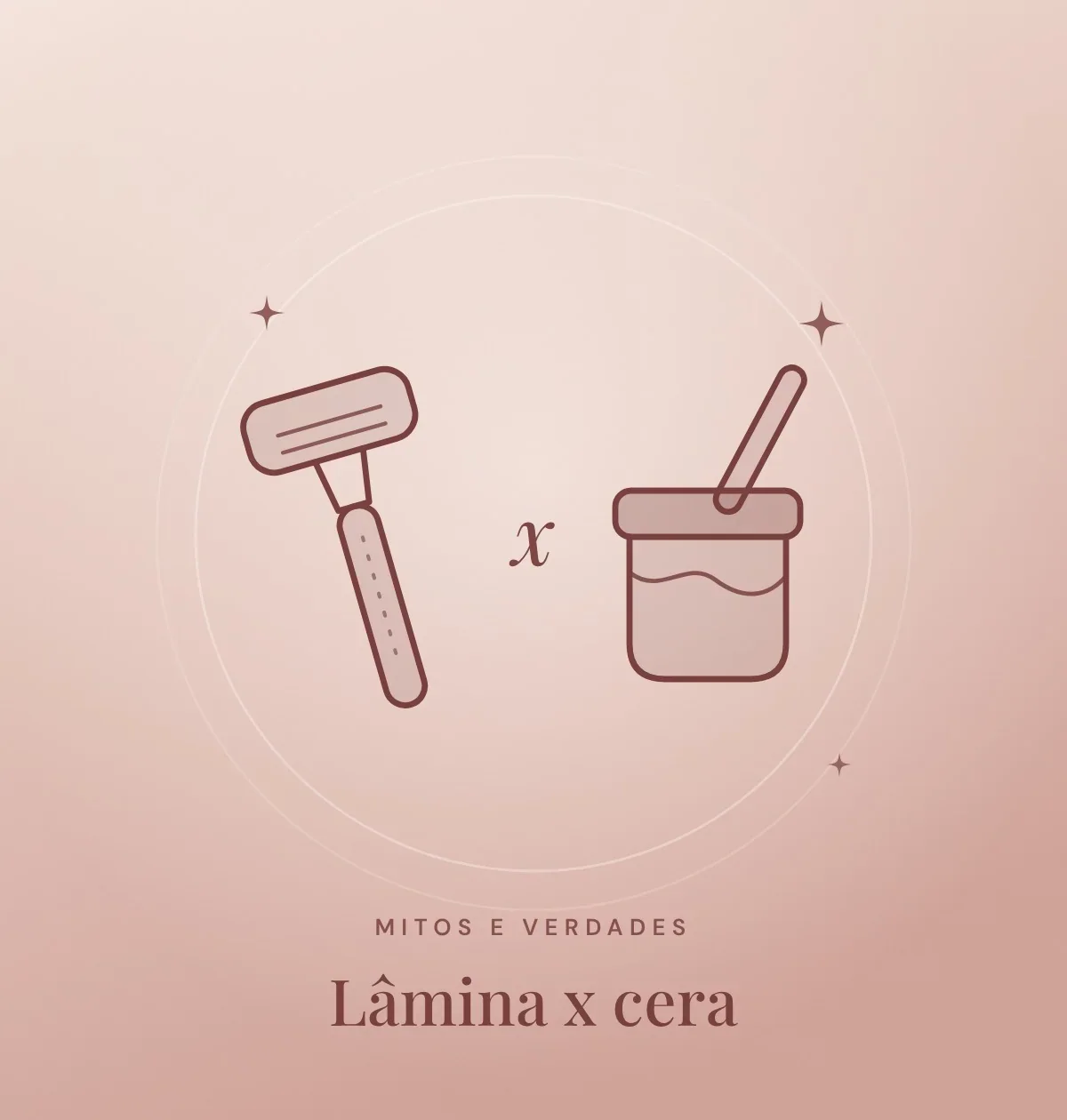 Post: lâmina x cera